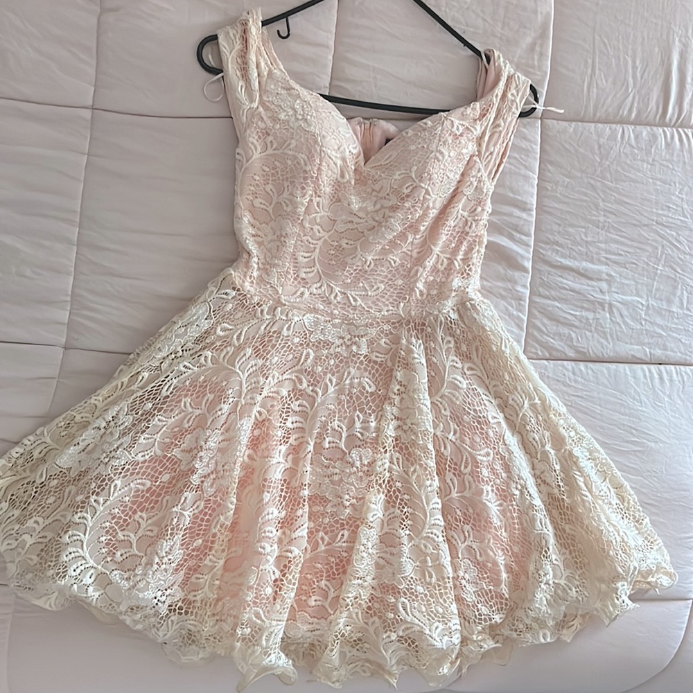 Windsor Pink Lace Dress